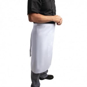 Schort voor serveerster standaard wit 1000 x 700 mm - Whites Chefs Clothing - Fourniresto