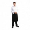 Standard Black Server Apron 1000 x 700 mm - Whites Chefs Clothing - Fourniresto