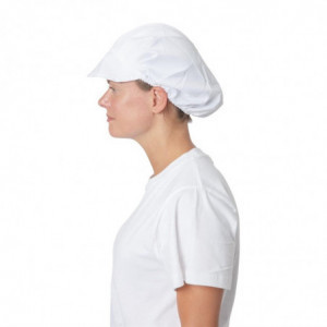 Charlotte Wit van Polycotton - One Size - Whites Chefs Clothing - Fourniresto