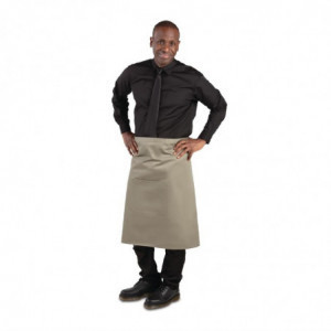 Schort van server Olive in polycotton 1000 x 700 mm - Whites Chefs Clothing - Fourniresto