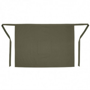 Schort van server Olive in polycotton 1000 x 700 mm - Whites Chefs Clothing - Fourniresto