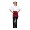 Schort van Bordeaux kort polycotton 373 x 750 mm - Whites Chefs Clothing - Fourniresto