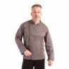 Veste de Cuisine Mixte à Fermeture Eclair Gris Graphite Hartford - Taille M - Chef Works - Fourniresto