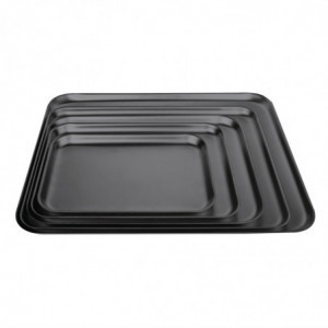 Anodized Aluminum Cooking Plate 320 X 215 mm - Vogue - Fourniresto