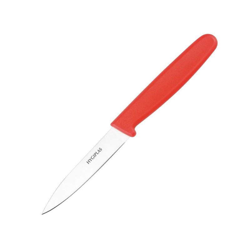 Küchenmesser Rot Klinge 7,5 cm - Hygiplas - Fourniresto