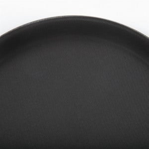 Plateau Rond Noir Antidérapant Ø 280 Mm - Olympia KRISTALLON - Fourniresto