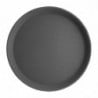 Round Black Non-Slip Tray Ø 356 mm - Olympia KRISTALLON - Fourniresto