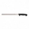 Serrated Black Carving Knife Blade 30.5 cm - Hygiplas - Fourniresto