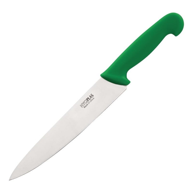 Kochmesser Grün Klinge 21,5 cm - Hygiplas - Fourniresto