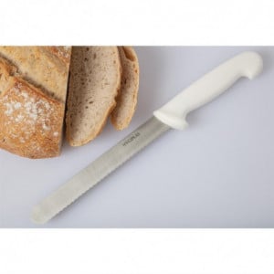 Brotmesser Weiß Klinge 20,5 cm - Hygiplas - Fourniresto