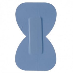 Standard Blue Fingertip Bandages 75 x 45 mm - Pack of 50 - FourniResto - Fourniresto