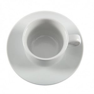 Stapelbare Witte Theekop Whiteware 200 Ml Ø 80 Mm - Set Van 12 - Olympia - Fourniresto