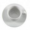 Stapelbare Witte Theekop Whiteware 200 Ml Ø 80 Mm - Set Van 12 - Olympia - Fourniresto