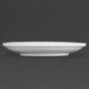 White Stackable Saucer - Set of 12 - Olympia - Fourniresto