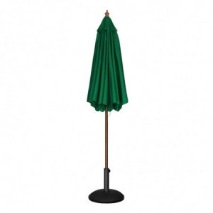 Parasol Groen Rond Ø 2,5 M - Bolero - Fourniresto