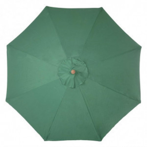 Parasol Groen Rond Ø 2,5 M - Bolero - Fourniresto