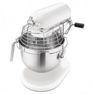 Batteur Professionnel Blanc 6,9 L - KitchenAid - Fourniresto