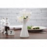 White Bottle Vase 140 mm - Set of 6 - Olympia - Fourniresto