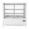 Weiße Kühlvitrine für Theken - 2 Regale - 100 L - Polar