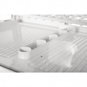 Witte Koelvitrine voor Toonbank - 2 Schappen - 100 L - Polar