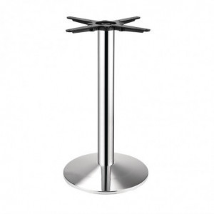 Tafelpoot Rond Chroom Ø 430 mm - Bolero - Fourniresto