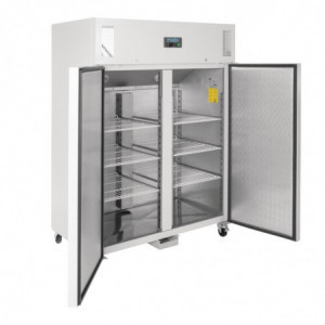 Koelkast met negatieve temperatuur Wit GN 2/1 Dubbele deur 1200 L - Polar - Fourniresto