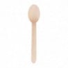 Biodegradable Wooden Dessert Spoon 166mm - Pack of 100 - Fiesta Green - Fourniresto