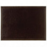 Brown Faux Leather Table Mat 300 x 400 mm - Olympia - Fourniresto