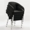 Fauteuil Bistro En Rotin - Lot De 4 - Bolero - Fourniresto