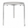 Table Bistro Ronde En enox - Ø 700 Mm - Bolero - Fourniresto