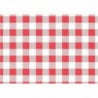 Greaseproof Paper Vichy Red 250 x 250 mm - Pack of 200 - FourniResto - Fourniresto