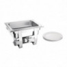 Chafing Dish Edelstahl GN 1/2 3,7 L - Olympia - Fourniresto