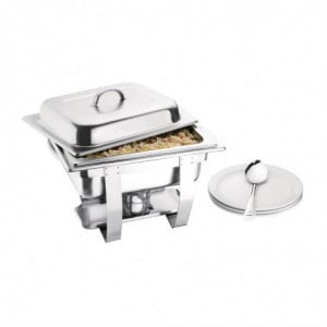 Chafing Dish Edelstahl GN 1/2 3,7 L - Olympia - Fourniresto