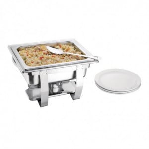 Chafing Dish RVS GN 1/2 3,7 L - Olympia - Fourniresto