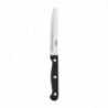 Steakmesser abgerundet Schwarz - 12er-Pack - Olympia - Fourniresto