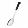 Perforated Serving Spoon Black Handle Stainless Steel 340 mm - Vogue - Fourniresto