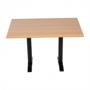 Rectangular Pre-Drilled Beech Table Top - Bolero - Fourniresto