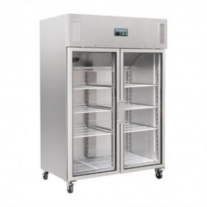 Koelvitrine Positief Enkel GN 2/1 Serie G 600 L - Polar - Fourniresto