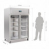 Koelvitrine Positief Enkel GN 2/1 Serie G 600 L - Polar - Fourniresto