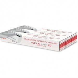 Aluminiumfolierollen voor Wrap450-dispenser - Set van 3 - Vogue - Fourniresto