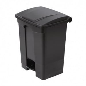 Black 65L Pedal Kitchen Bin - Jantex - Fourniresto