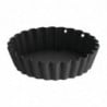 Non-stick Fluted Tartlet Mould with Removable Bottom 8 cm - Set of 3 - Vogue - Fourniresto