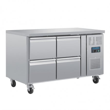 Refrigerated Table GN 1/1 Ventilated 4 Drawers Series U 314L - Polar - Fourniresto