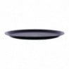 Non-slip Black Round Tray Ø 310mm - Roltex - Fourniresto