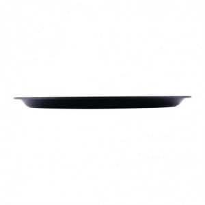 Non-slip Black Round Tray Ø 310mm - Roltex - Fourniresto