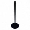 Black Flat Top Welcome Post Sold Individually - Bolero - Fourniresto