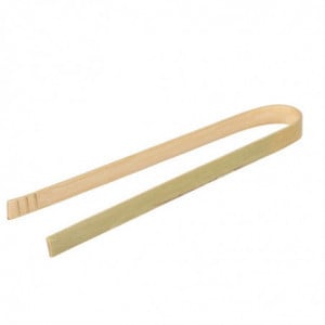 Bamboo Tongs 160mm - Pack of 50 - Fiesta Green - Fourniresto