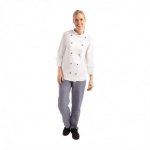 Kochjacke Unisex Chicago Langarm Weiß Größe L - Whites Chefs Clothing - Fourniresto