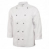 Kochjacke Unisex Chicago Langarm Weiß Größe L - Whites Chefs Clothing - Fourniresto