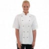 Kochjacke Unisex Chicago Kurzarm Weiß Größe M - Whites Chefs Clothing - Fourniresto